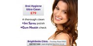 Get an ultra clean teeth & gums with jet spray polish at Brightsmile dental clinic NW3