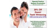 Special Festive Season Offer: 20% Off ZOOM! Teeth Whitening at BrightSmile Dental Clinic NW3 - OFFER EXPIRED