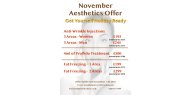 Get Yourself Holiday Ready, November Aesthetics Offer, BrightSmile Clinic, London NW3